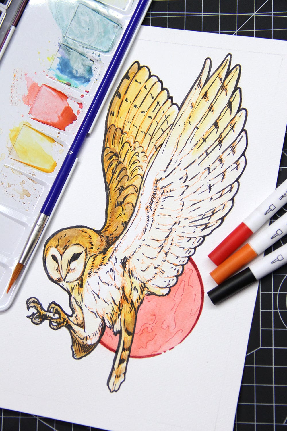 Water-based Markers Hawaiian Shores Dual Tip Pens (Water-based)