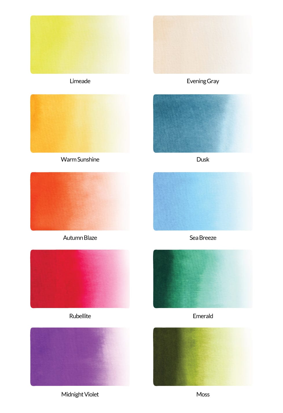 Water-based Markers Watercolor Brush Markers - Spring Garden Set