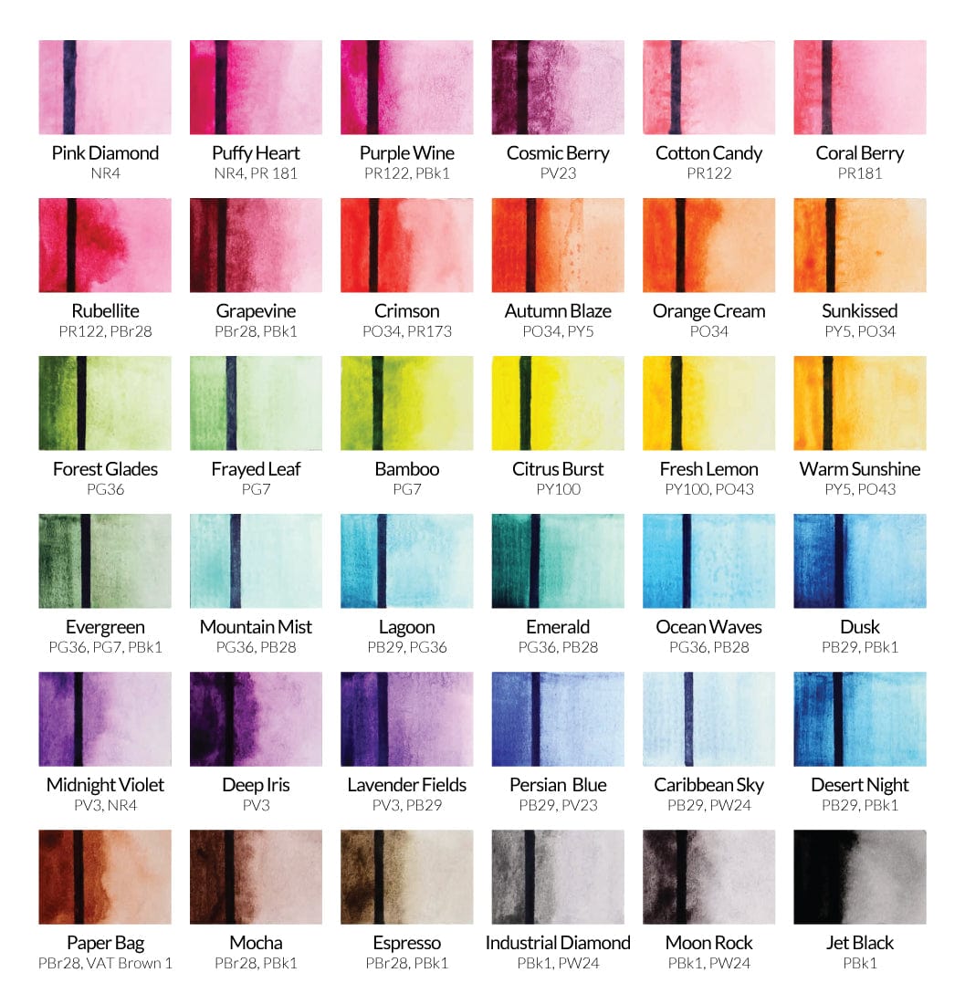 Watercolor Pans Watercolor 36 Pan Set