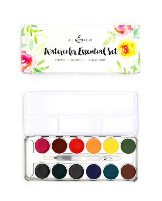 Watercolor Pans Watercolor Essential 12 Pan Set