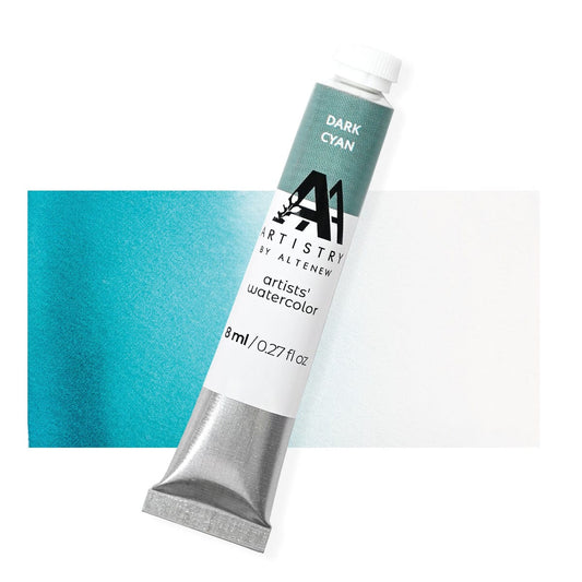Watercolor Tubes Artists' Watercolor Tube - Dark Cyan - (PB.17/PG.7)