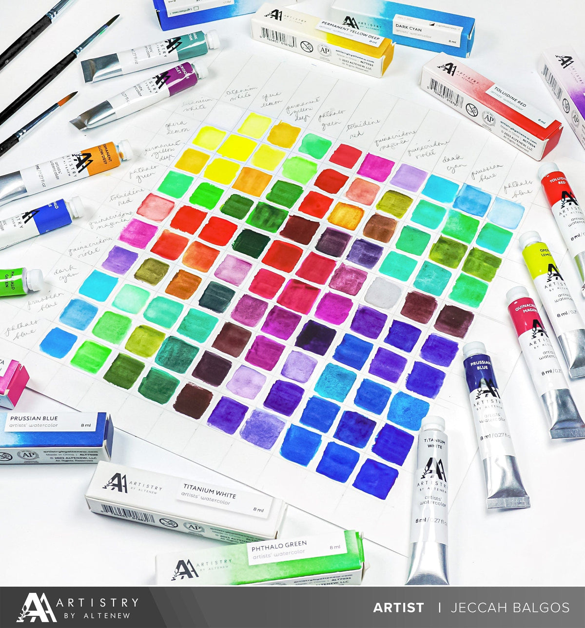 Watercolor Tubes Artists' Watercolor Tube - Phthalo Green - (PG.7)