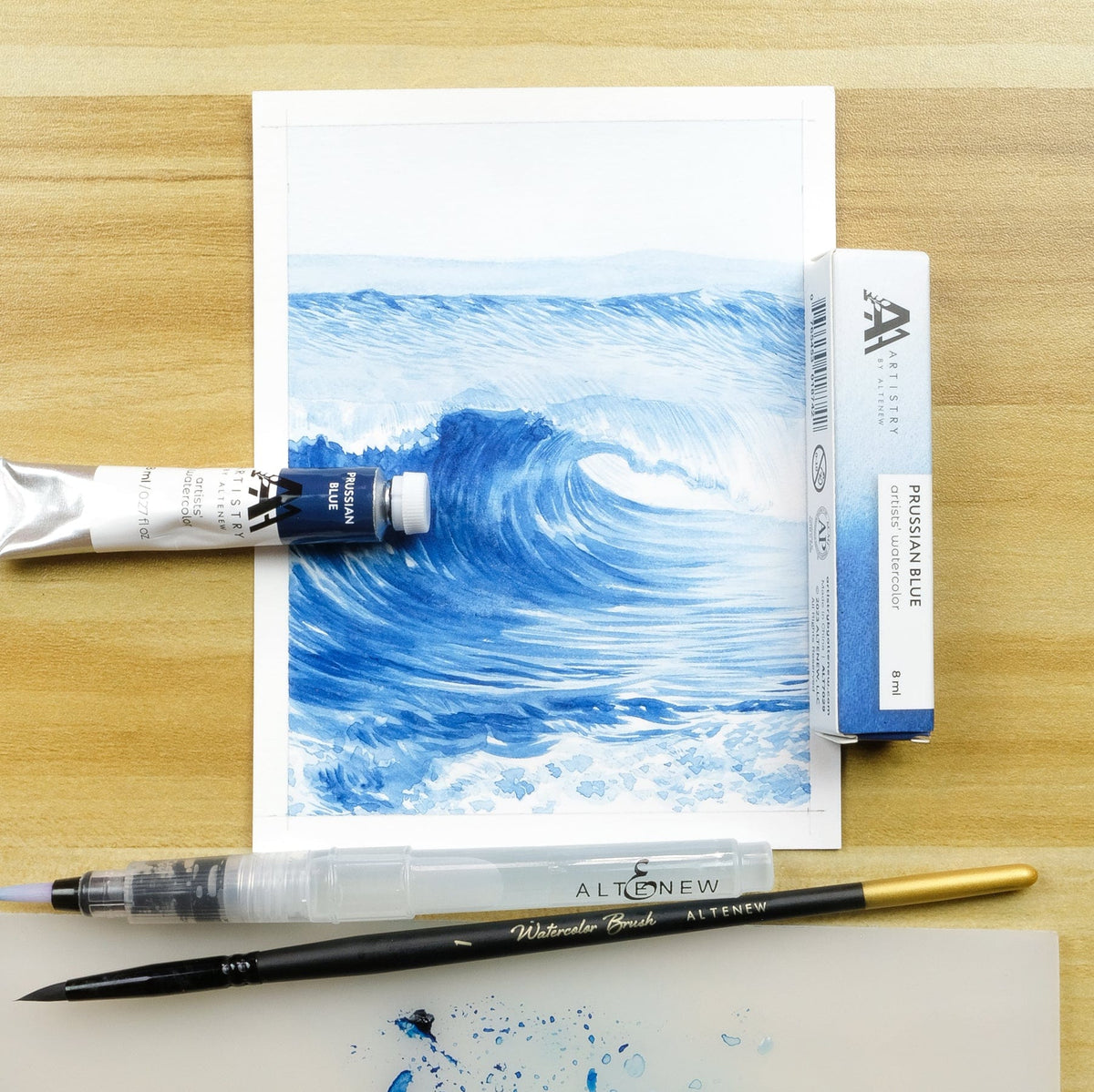 Watercolor Tubes Artists' Watercolor Tube - Prussian Blue - (PB.27)