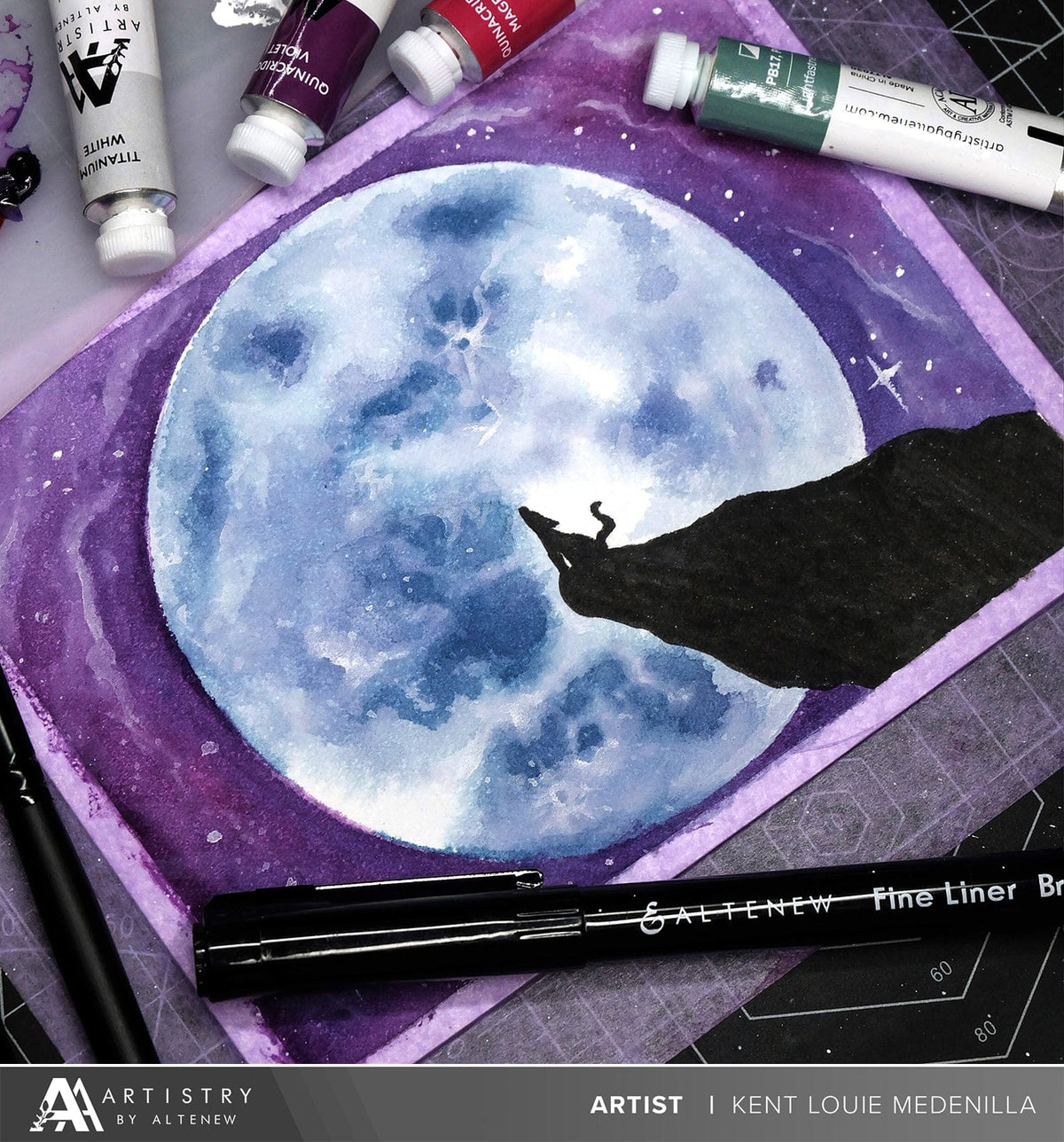 Watercolor Tubes Artists' Watercolor Tube - Quinacridone Magenta - (PR.122)