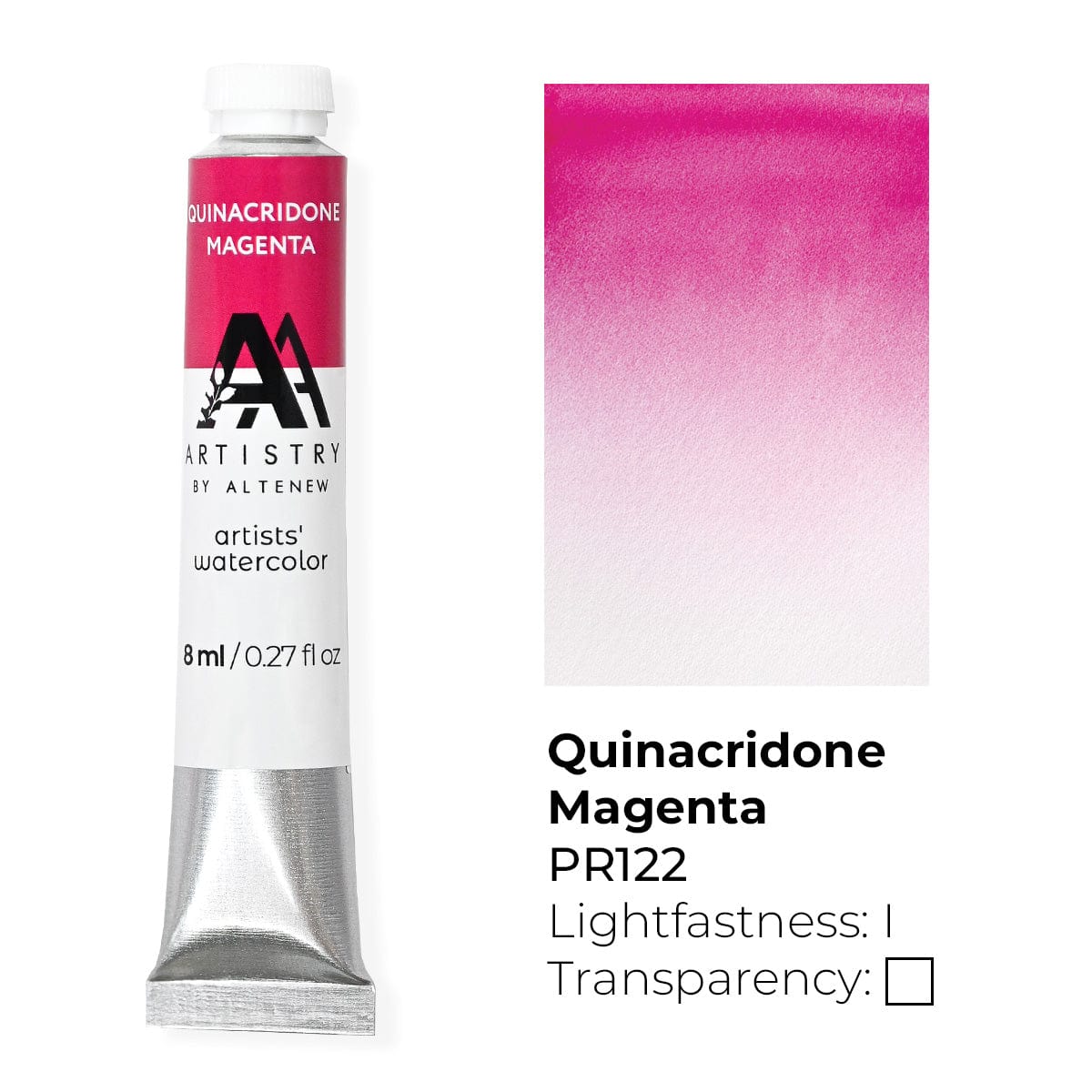 Watercolor Tubes Artists' Watercolor Tube - Quinacridone Magenta - (PR.122)