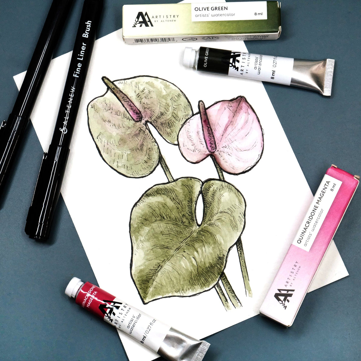 Watercolor Tubes Artists' Watercolor Tube - Quinacridone Magenta - (PR.122)