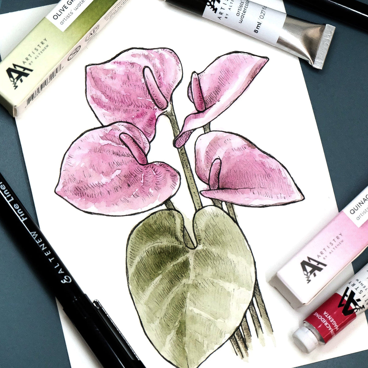 Watercolor Tubes Artists' Watercolor Tube - Quinacridone Magenta - (PR.122)