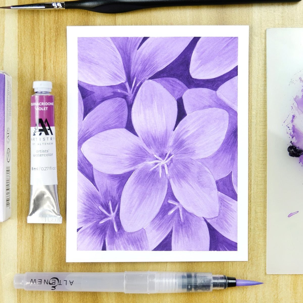 Watercolor Tubes Artists' Watercolor Tube - Quinacridone Violet - (PV.19)
