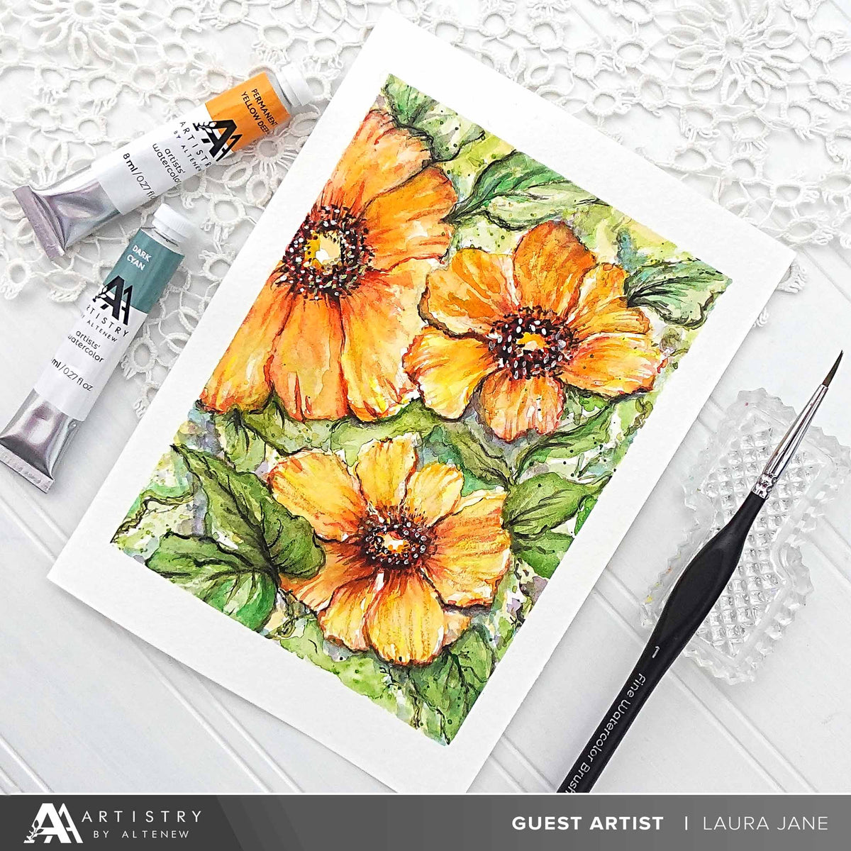 Watercolor Watercolor Paper Set (Cold-Pressed, 5" x 7" Loose Sheets, 10 sheets/set)