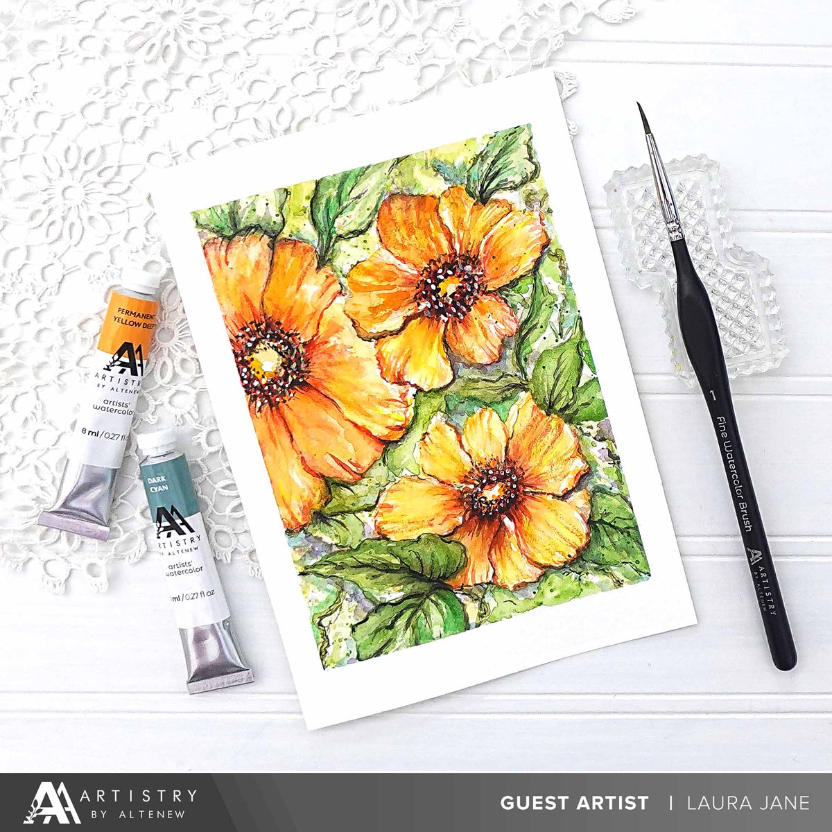 Watercolor Watercolor Paper Set (Cold-Pressed, 5" x 7" Loose Sheets, 10 sheets/set)